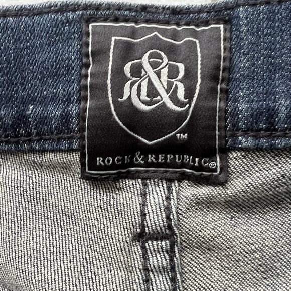 Rock Republic Mens Neil Jeans Straight Leg Y2k Grunge R510293 32 x 30 (31") - Picture 11 of 16